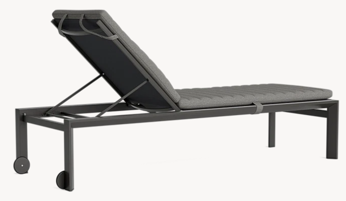 Delta High Version 45cm high including Sunbrella Cushion, Lava frame shown with dark grey cushion