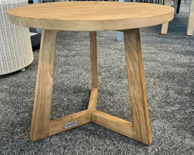 MORRIS Teak Side Table 50cm DIAMETER x46cm High