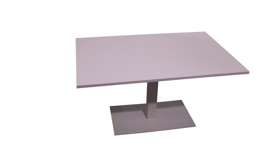 MIAMI Cafe Table - 120x80x64 - available in Charcoal or White powdercoated Aluminium.