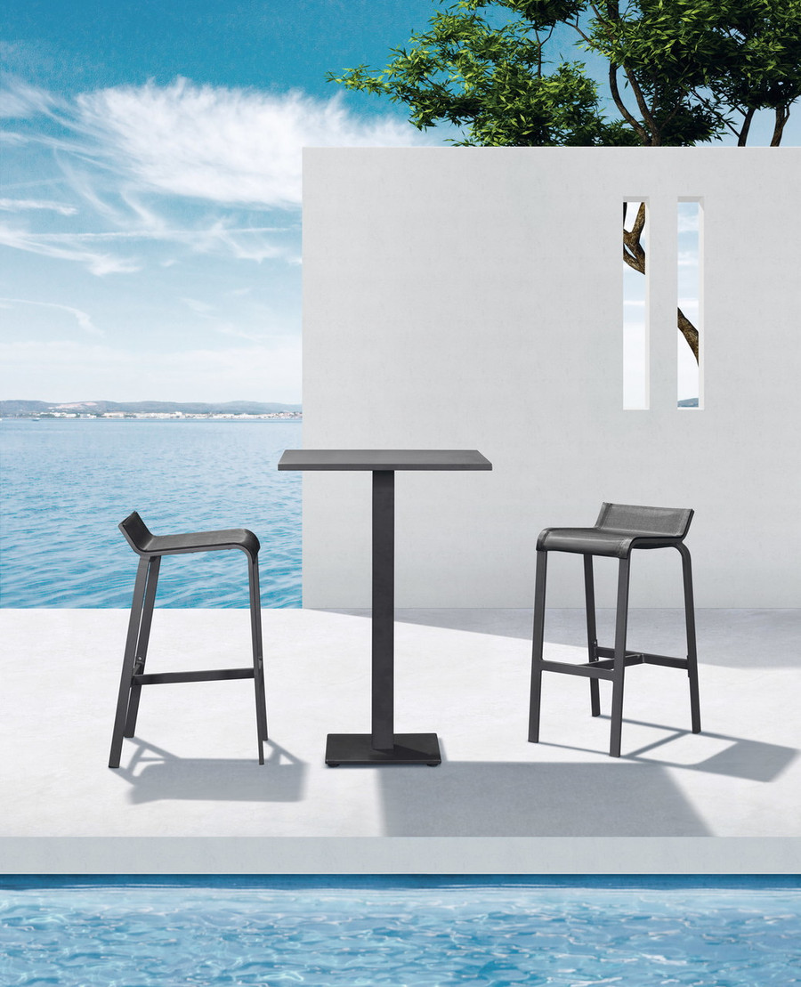 take a look at our Lisbon bar stools with arms. (picture shows arm-less bar stools which are not available)