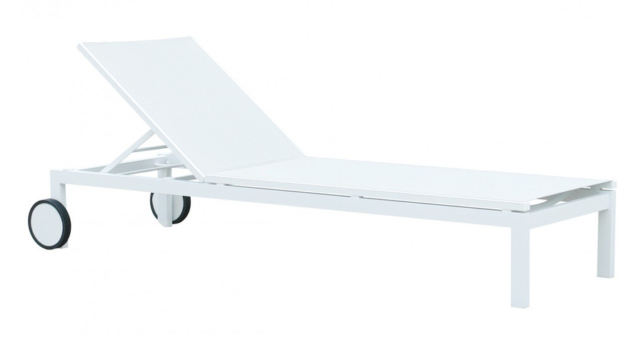 JUPITER sun lounger - White frame and White sling
White frame/grey sling
Charcoal frame/Grey sling