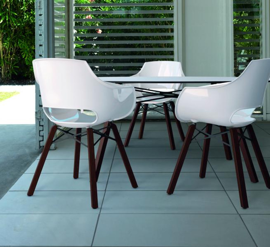 shown with Wox Opal outdoor chairs