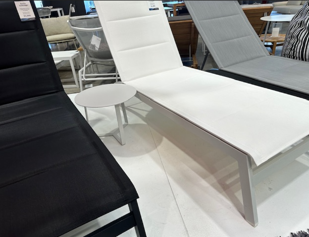 White APOLLO side table