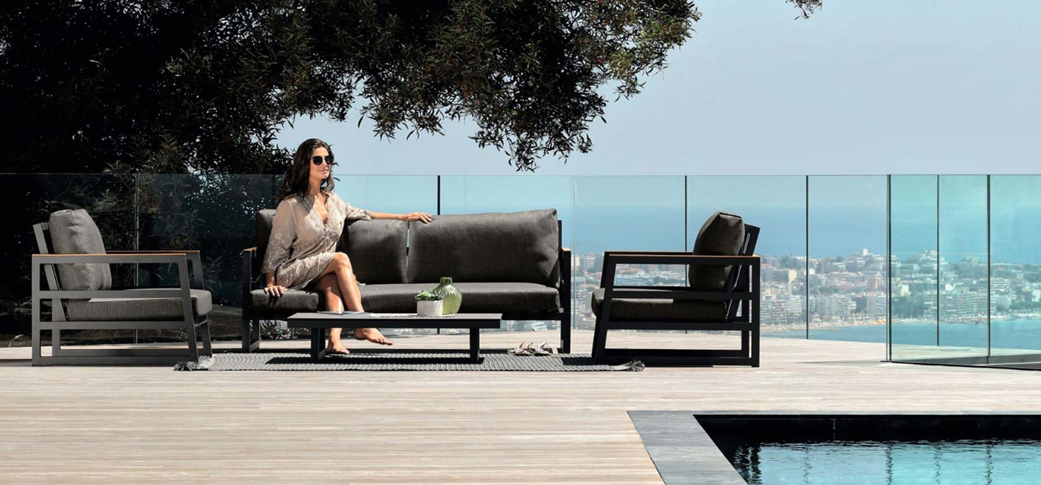 Talenti ALABAMA aluminium outdoor sofa NZ