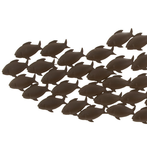 Metal Fish Wall decor 53 inch W, 20 inch H Wall decor