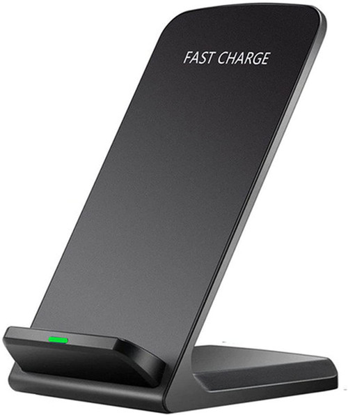 Wireless Fast Charge Stand Dock Phone Charging Pad Samsung Galaxy S9+ iPhone XS Wire Less 8 5 Core 10W Black