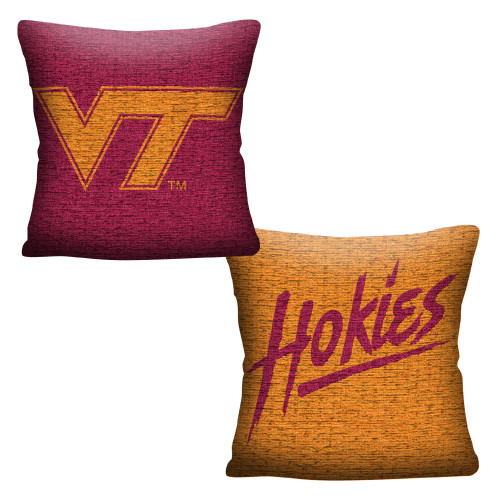 Virginia Tech OFFICIAL NCAA "Invert" Woven Pillow