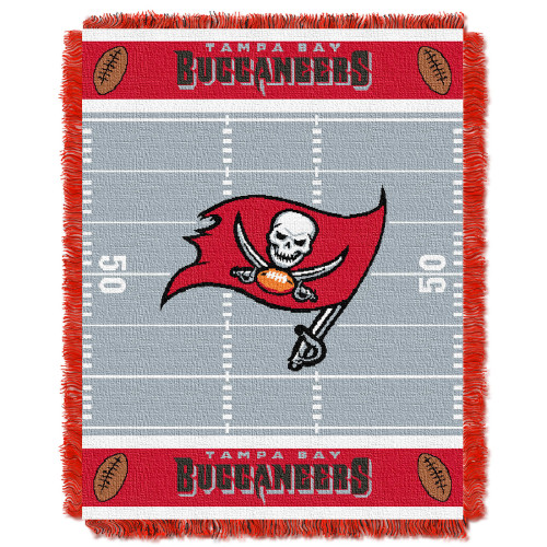 Bucs OFFICIAL National Football League, "Field" Baby 36"x 46" Triple Woven Jacquard Throw by The Northwest Company