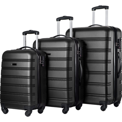 3 in 1 Luggage Set Hardside Spinner Suitcase with TSA Lock