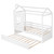 Twin Size House Bed Wood Bed with Twin Size Trundle