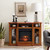 Electric Fireplace TV Stand Storage Shelf for Living Room