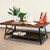 48" Large Solid Coffee Table with Storage for Both Indoor or Outdoor Use, 3 Colors Availabel