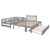 Twin over Twin/Full Bunk Bed with Twin Size Trundle