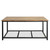 Trustmade Coffee Table with Steel Frame and Storage, 42x24x18"