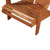 Garden Adirondack Chair Solid Acacia Wood