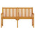 Patio Bench 59.1" Solid Acacia Wood