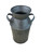 Countryside Galvanized Metal Milk Can Shape Pitcher, Gray