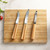 3 Pcs Kitchen Paring Knife Set Fruit Swivel Peeler Bird's Beak Peeling Gifts Box