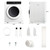 Electric Portable Clothes Dryer;  Front Load Laundry Dryer with Touch Screen Panel and Stainless Steel Tub for Apartments;  Dormitory;  and RVs