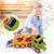 Car Truck Toy for 3/4/5/6 Years Old Boys and Girls, Dinosaur Transport Truck Including T-Rex, Pterodactyl, Brachiosaurus, for Boys & Girls RT