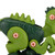 3-in-1 DIY Take Apart Dinosaur Toys with Electric Drill for Kids of 3 and 3 Years Above, Red+Brown+Green XH