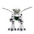 Remote Control Dinosaur Toy, Intelligent Dinosaur Robot with Spray Mist and Battle Mode for Toddler 3-10 Year Old, Grey & White XH