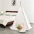 Teepee Tent for Kids - Play Tent for Boy Girl Indoor Outdoor Cotton Canvas Teepee RT