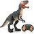 (Christmas Gift )Remote Control R/C Walking Dinosaur Toy with Shaking Head, Light Up Eyes & Sounds (Velociraptor), Gift for kids  XH