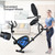 Recumbent 8 Level Adjustable Magnetic Resistance Fitness Exercise Bicycle