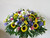 Sunflower Casket Spray. Colors vary with seasons. 