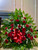 24 Red Rose Funeral Basket 