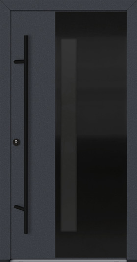 Stahl-Aluminium Thermo Haustür Classic DS82 Modell M66 Blackline