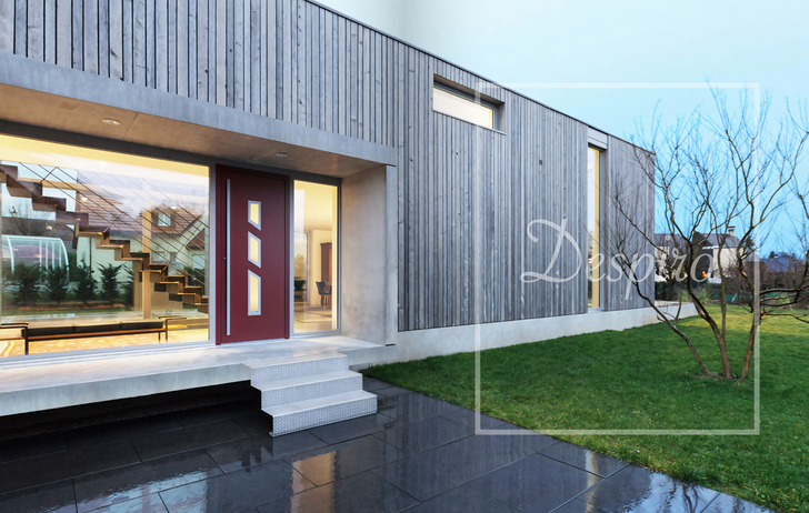 Beidseitig flächenbündige Aluminiumhaustür – Despiro DP15