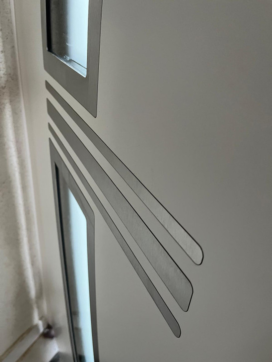 Beidseitig flächenbündige Aluminiumhaustür – Despiro DP15