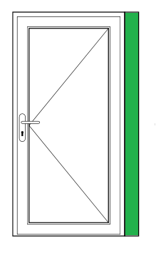 Aufdopplungsprofil rechts 90mm
