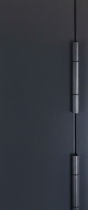 Aluminium Haustür, Energiesparend, Maßanfertigung, Modell P90 M20 Blackline