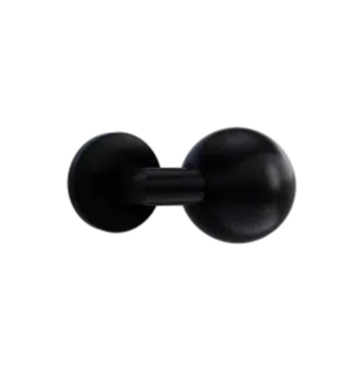 SET 03BL: Drücker innen, Knauf außen, aus Edelstahl. Standardrosette inkl. Profilzylinder mit 3 Schlüssel