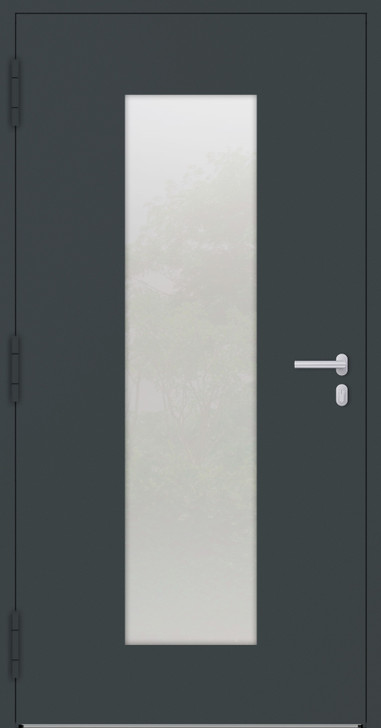 Aluminium Haustür, Energiesparend, Maßanfertigung, P90 Modell  M08