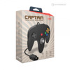 Captain Premium Controller - BLACK (Nintendo 64)