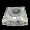 Dreamcast Replacement Shell - Clear White w/ Metal Decal (Sega Dreamcast)  