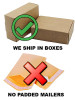 Image we ship in boxes no padded mailers 