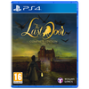 Last Door Complete Edition ps4 front cover. Dark sky full of birds and character walking wiht lantern in right hand to a house.