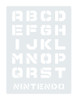 Nintendo Labo Customization Set - Switch Japanese Ver. stecil letter