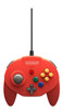 Retro-Bit Tribute 64 Wired N64 Controller (Red)  front