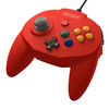 Retro-Bit Tribute 64 Wired N64 Controller (Red)  face