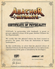 Abathor Ultimate (Standard Edition) [PlayStation 5] certificate