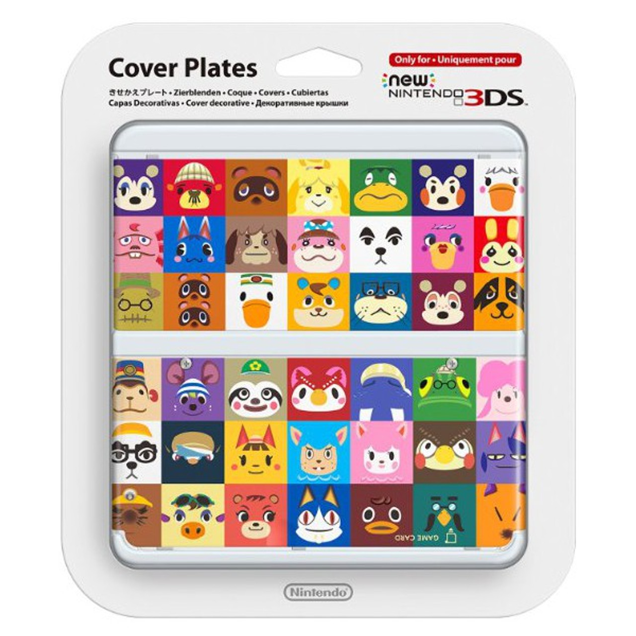 NEW NINTENDO 3DS COVER PLATES - N. 068 ANIMAL CROSSING - Videogamesnewyork