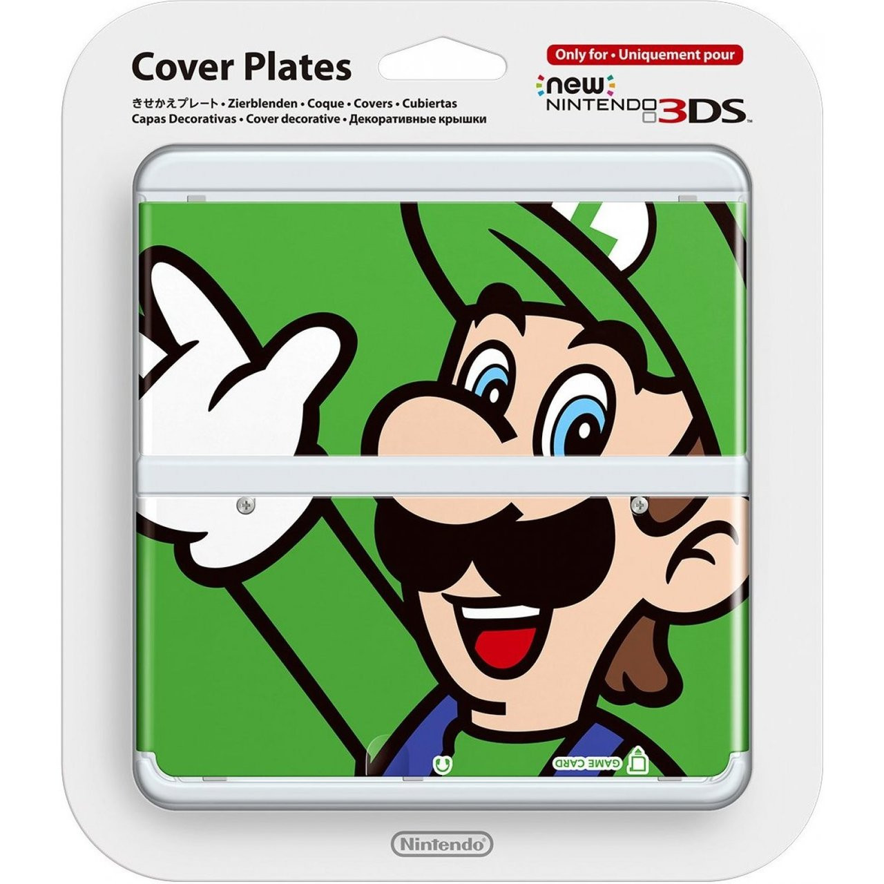 NEW NINTENDO 3DS COVER PLATES N. 002 (LUIGI) - Videogamesnewyork