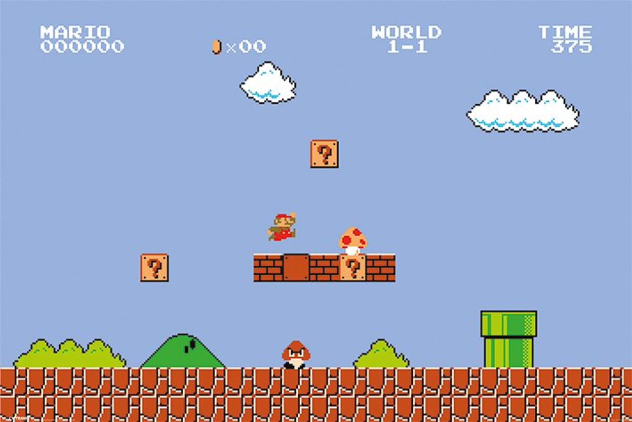 super mario world screenshots level 1