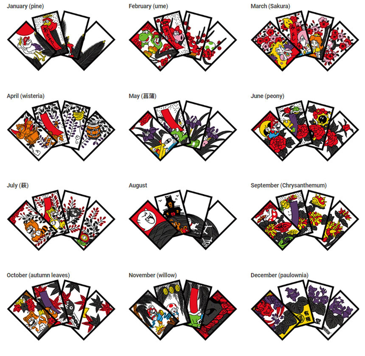 mario hanafuda cards